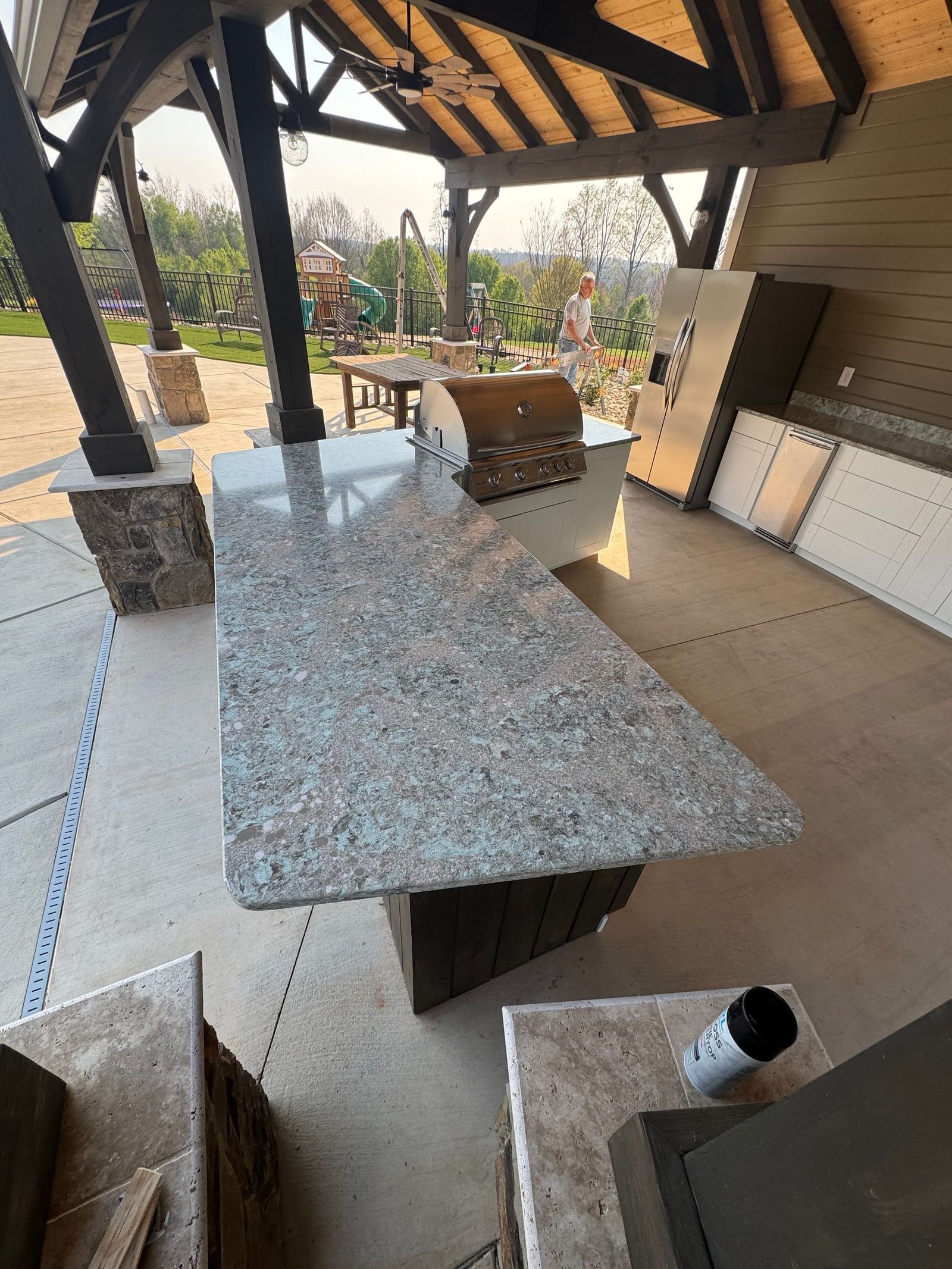 Recent granite countertop project by Twins Granite in Western NC
