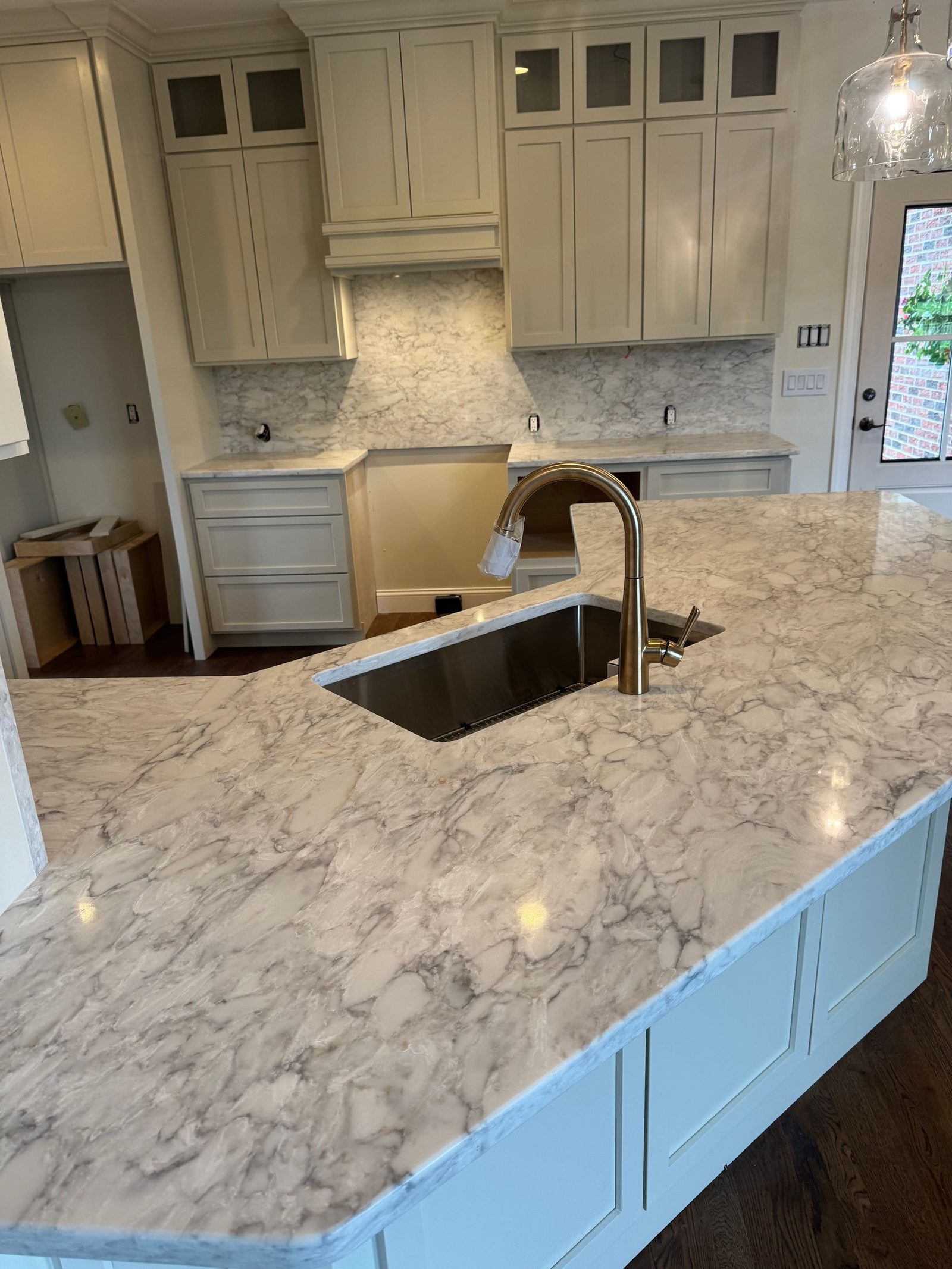 Recent granite countertop project by Twins Granite in Western NC