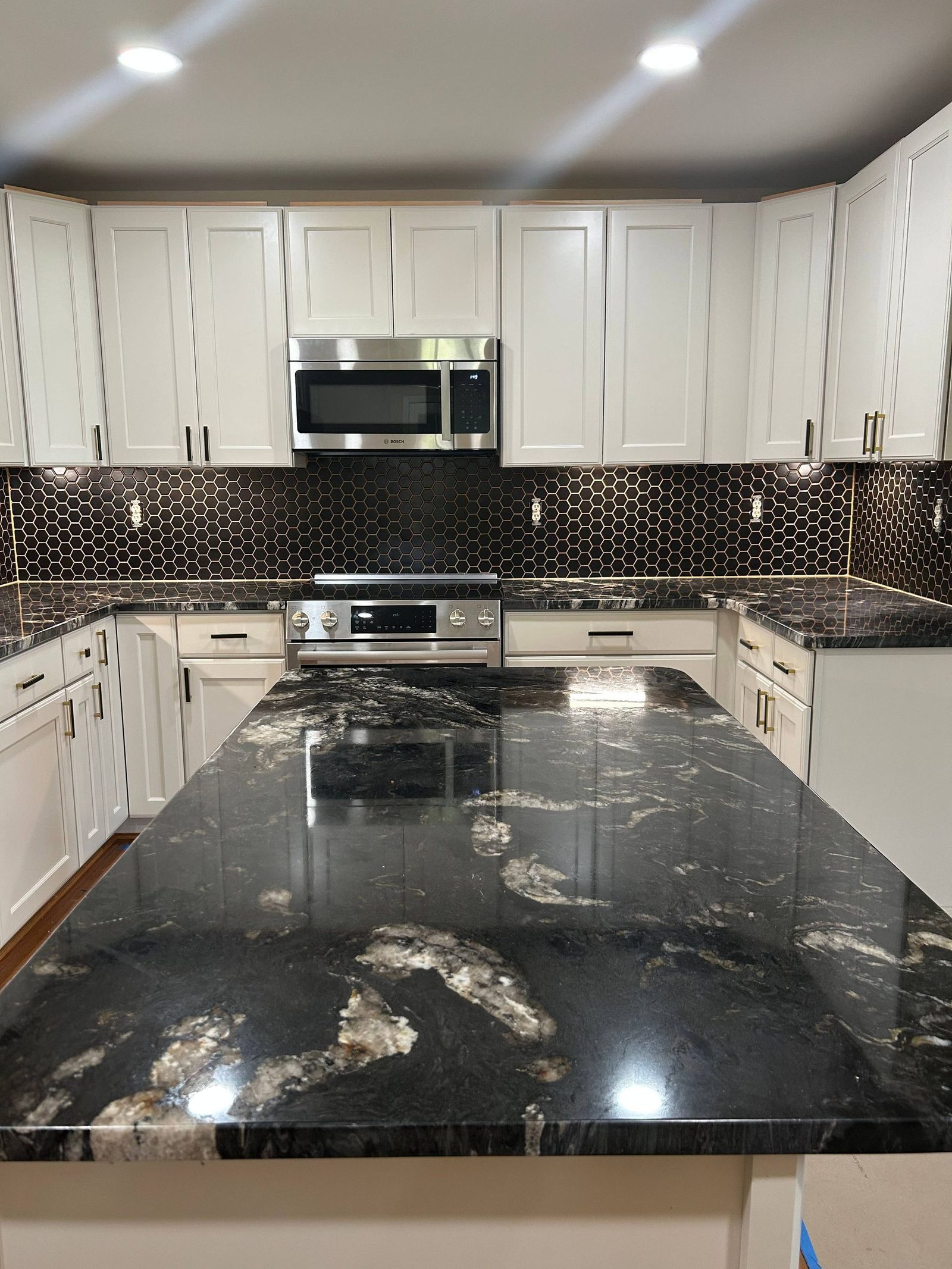 Recent granite countertop project by Twins Granite in Western NC