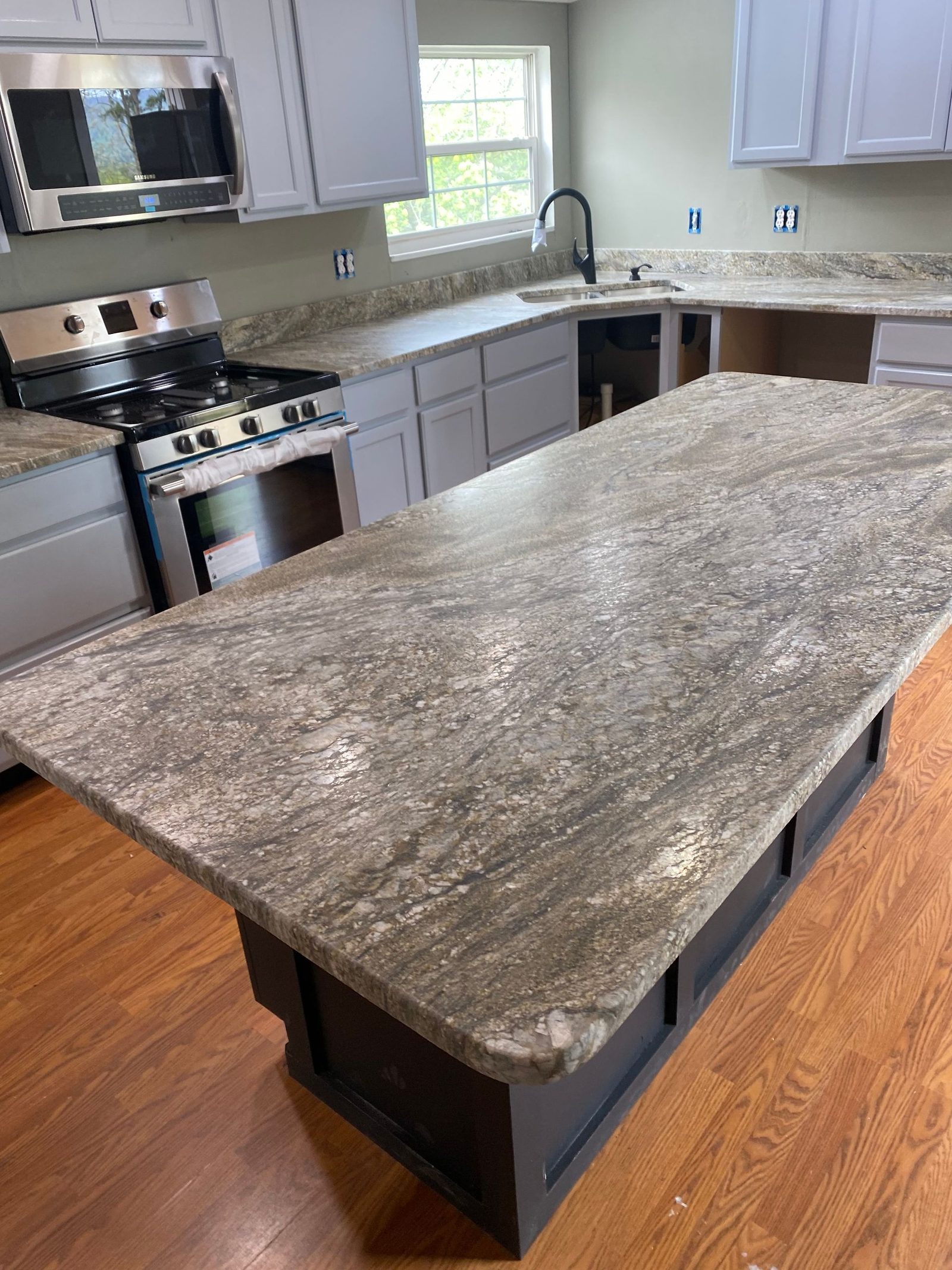 Recent granite countertop project by Twins Granite in Western NC